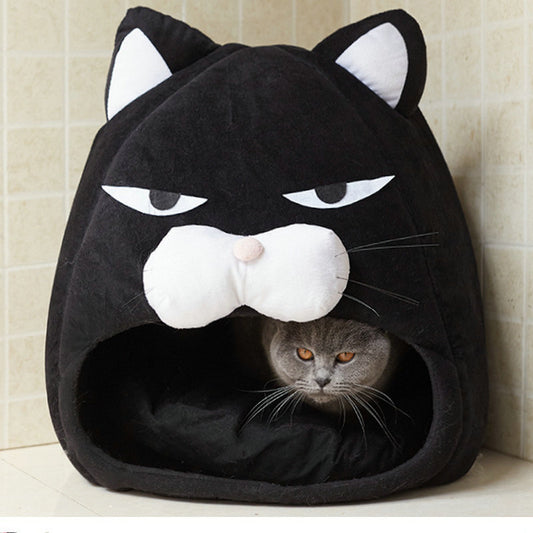 Cozy Cat Bed – Sleeping Nest Shaped Like a Cat