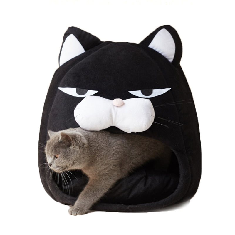 Cozy Cat Bed – Sleeping Nest Shaped Like a Cat